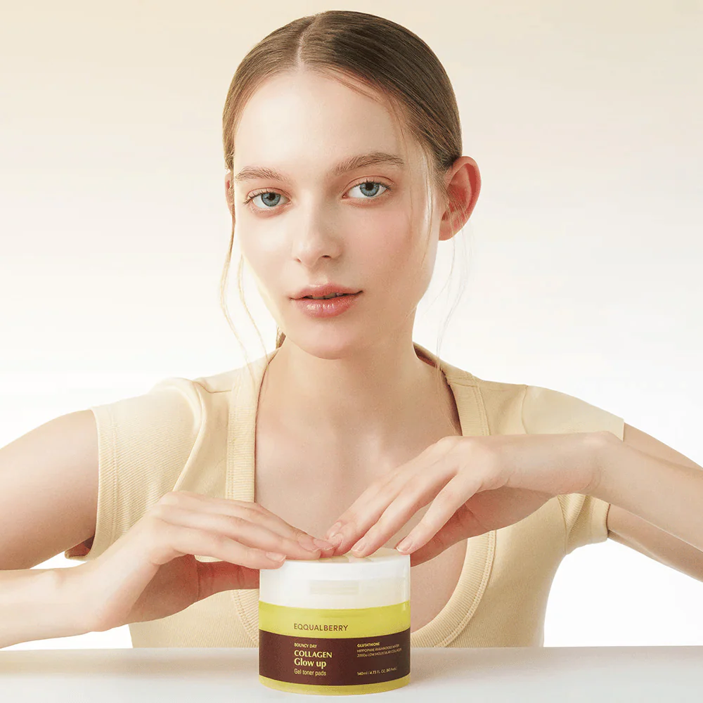 Collagen Glow Up Gel Toner Pads (60 Pads) - Image 2