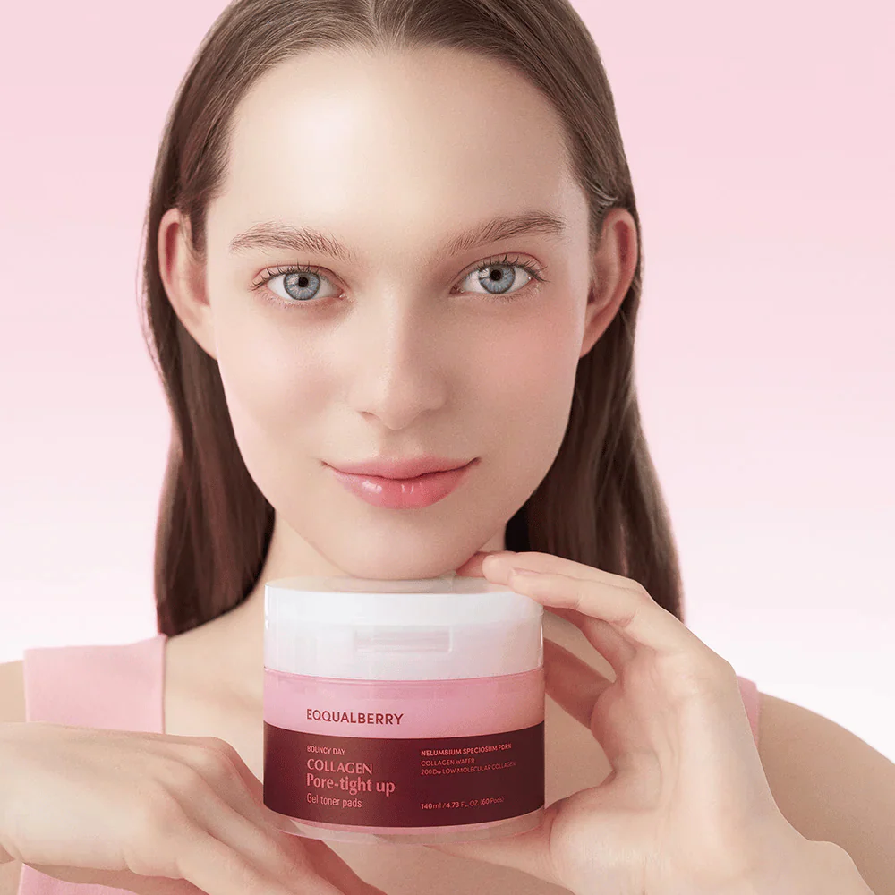 Collagen Pore-Tight Up Gel Toner Pads (60 Pads) - Image 2