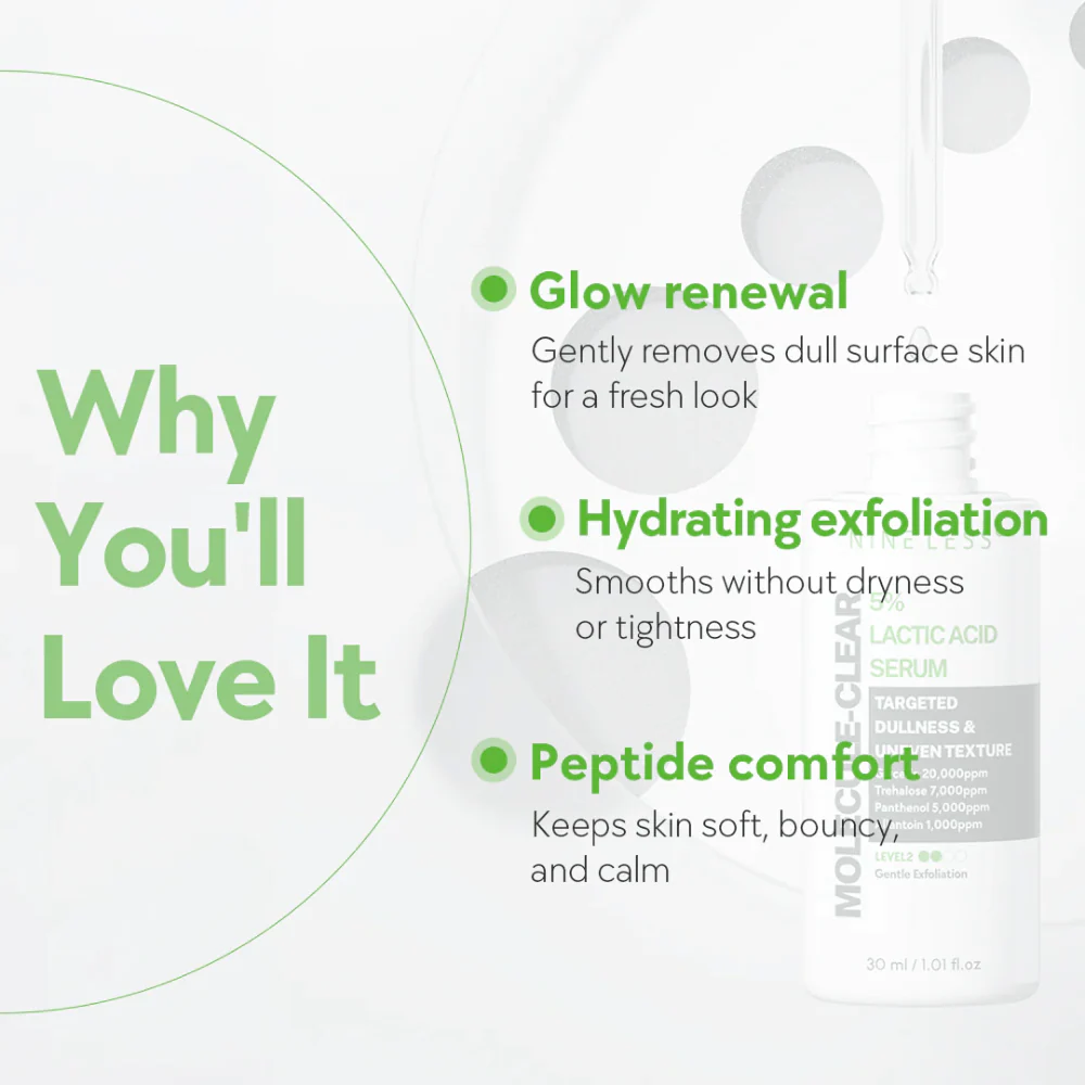 Molecule-Clear 5% Lactic Acid Serum 30ml - Image 2