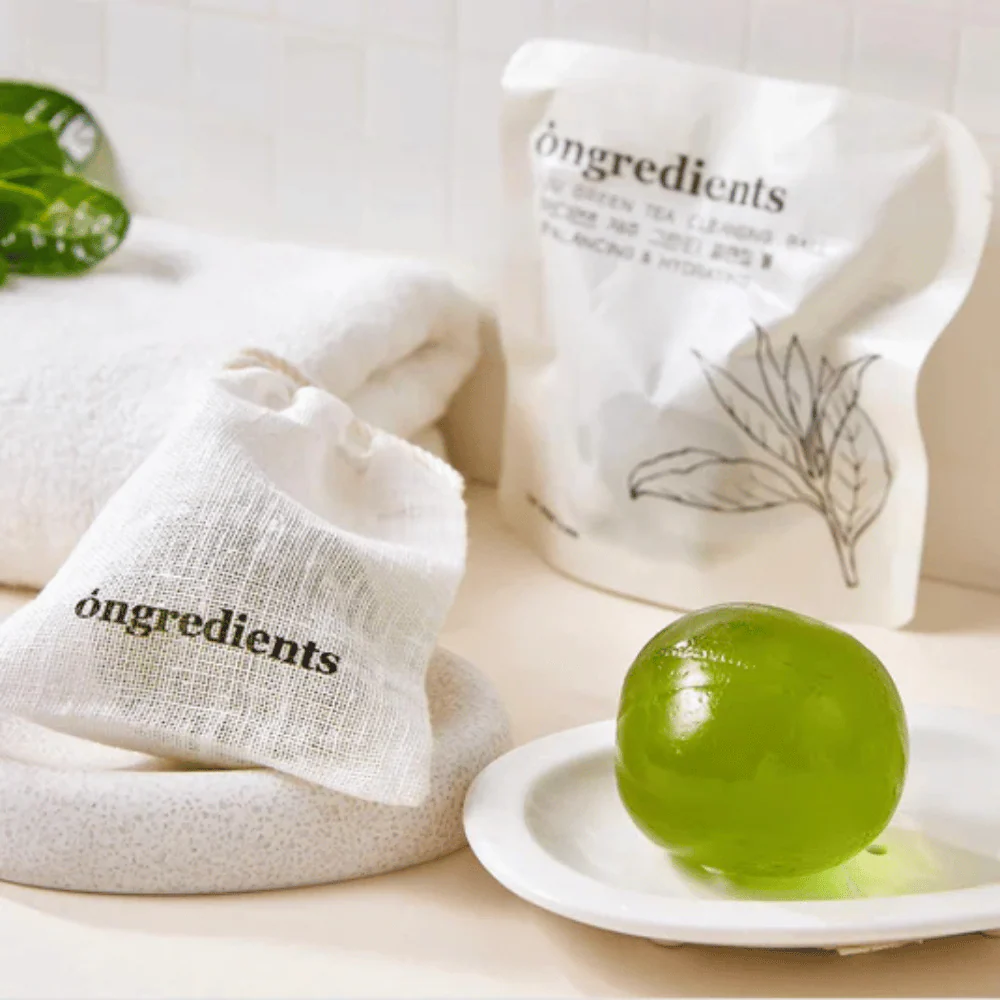 Jeju Green Tea Cleansing Ball 110g - Image 2
