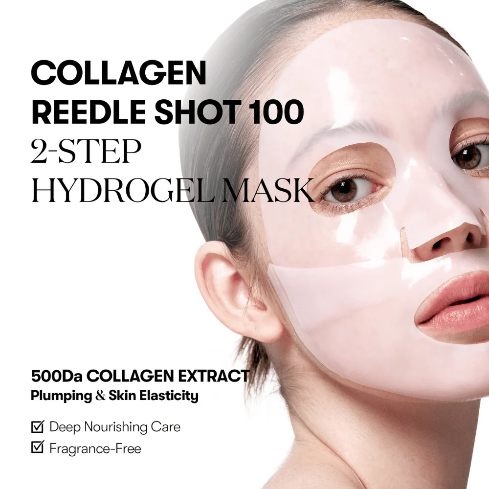 Collagen Reedle Shot 100 2-Step Hydrogel Mask 1.5g + 33g - Image 2